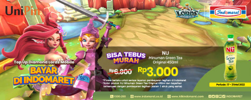 Main Lords Mobile ditemenin kesegaran NU Green Tea